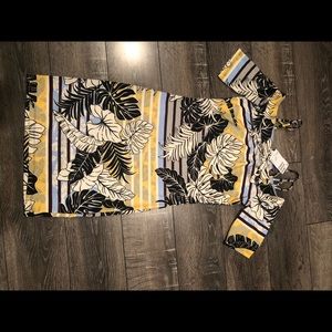 H$M tropical printed dress